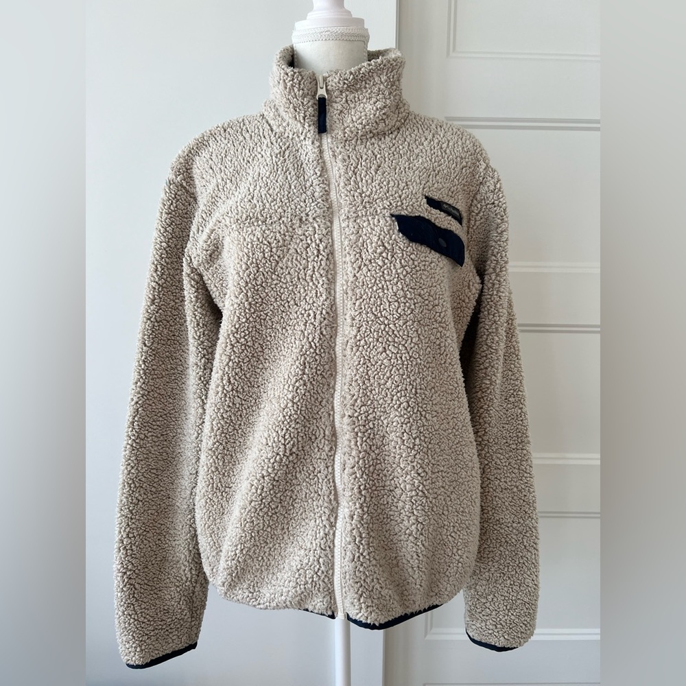 Columbia Zip Up fleece, size L women